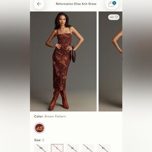 Reformation Elise Midi Dress